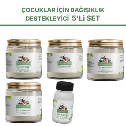 çocuklar için bağışıklık destekleyici 5 li set