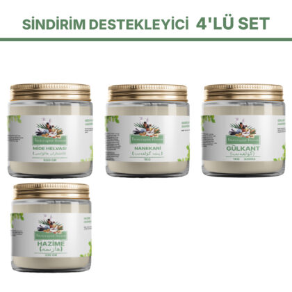 sindirim destekleyici 4 lü set