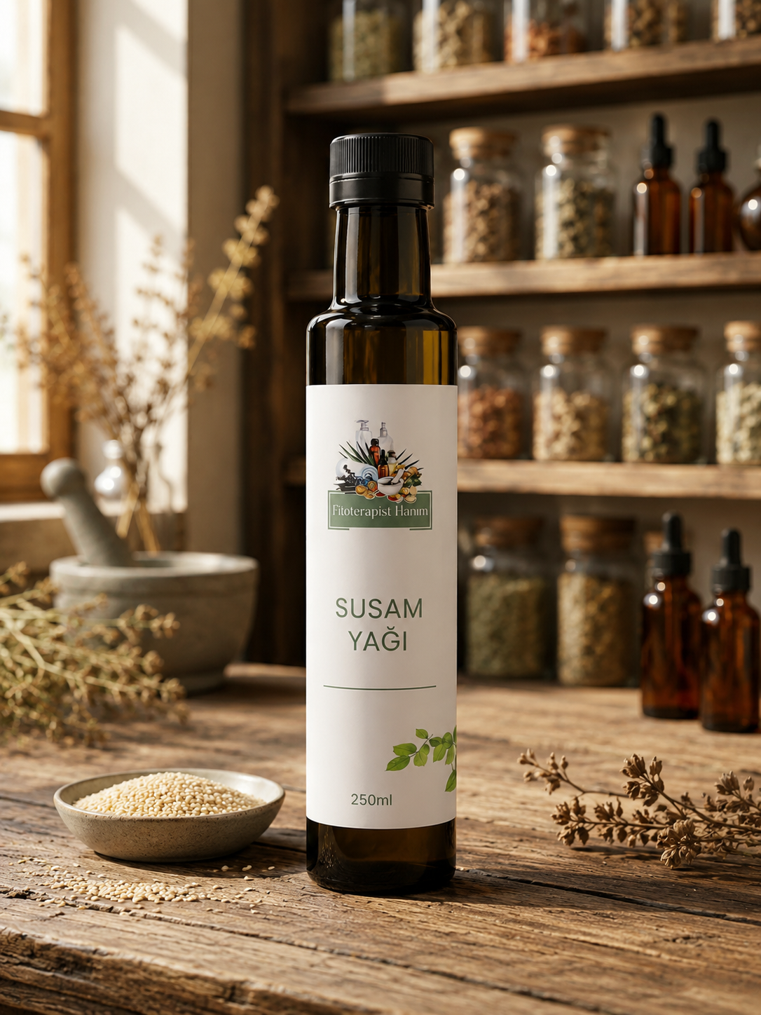 Soğuk Sıkım Susam Yağı | İçilebilir Doğal Yağ 🌿 Özenle seçilmiş susam tohumlarından soğuk sıkım yöntemiyle elde edilen bu saf yağ, hem beslenmede hem de mutfakta kullanılabilecek doğal bir üründür.